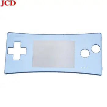 JCD Naujas Mėlyna juoda raudona sidabro GameBoy Micro Padengti Mados stilius Priekiniai faceplate padengti GBM Sistema, Priekiniai shell atveju