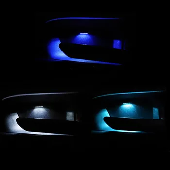 LED Dekoratyvinis Apšvietimas, Automobilių Salono Apšvietimas, Durų Dubenį Atmosfera Žibintai Toyota RAV4 2019 2020 2021 XA50 Priedai