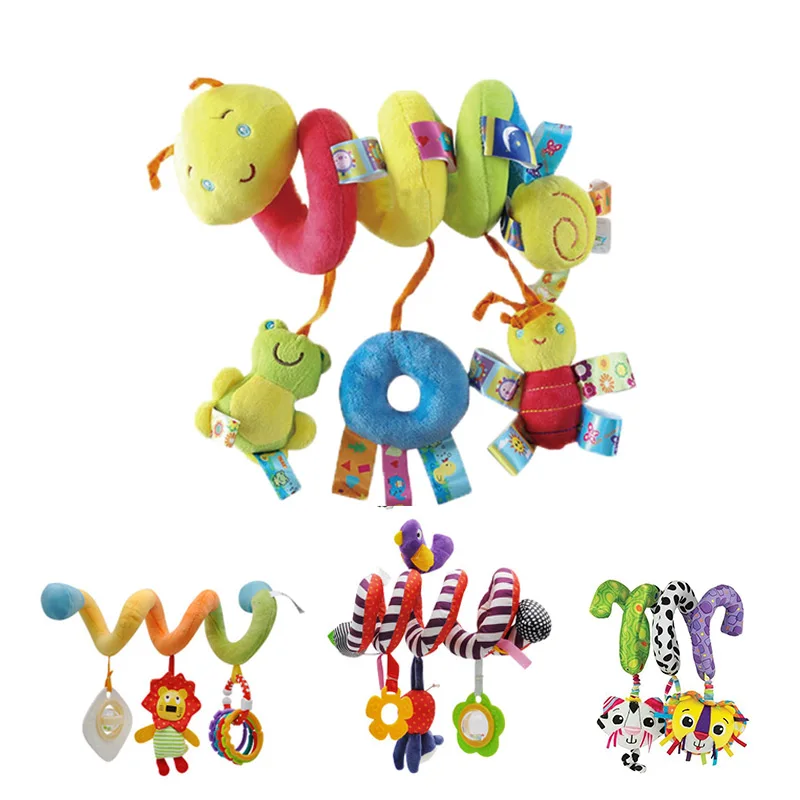 Naujas Spiralės Kabo Barška Vežimėlis Mielas Gyvūnų Lovelę Mobiliojo Lova Kūdikių žaislai 0-12 Mėnesių Naujagimiui žaislas Vaikams pardavimas | Į Viršų > Mich.lt