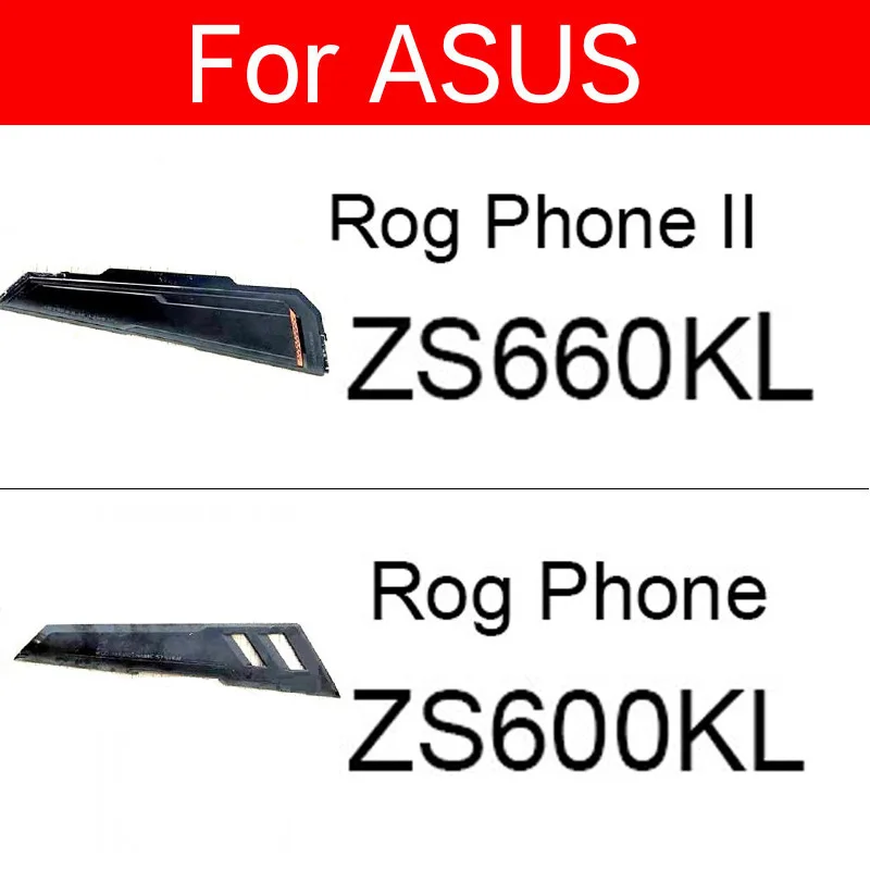 Galinis Baterijos Dangtelis Dekoratyvinės Juostelės kortelė Asus ROG Telefonas 1 ZS600KL Z01QD Rog Phone2 II ZS660KL I001D atsarginės Dalys Nuotrauka 1