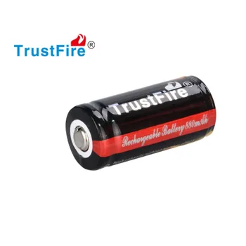 2VNT/DAUG Originali TrustFire Visu pajėgumu 880mAh 16340 RCR123 CR123A), 3,7 V Saugomų PCB Įkraunama Baterija