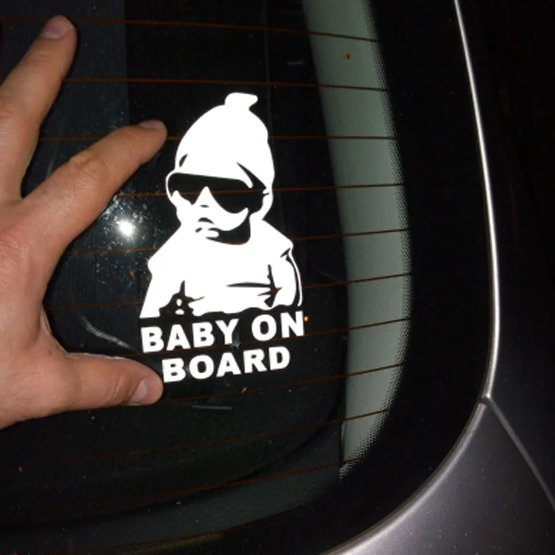 14*9 cm kūdikio automobilių kietas atgal atspindintis kūdikių lipdukai įspėjamieji lipdukai Ford Focus, Fusion Escort 