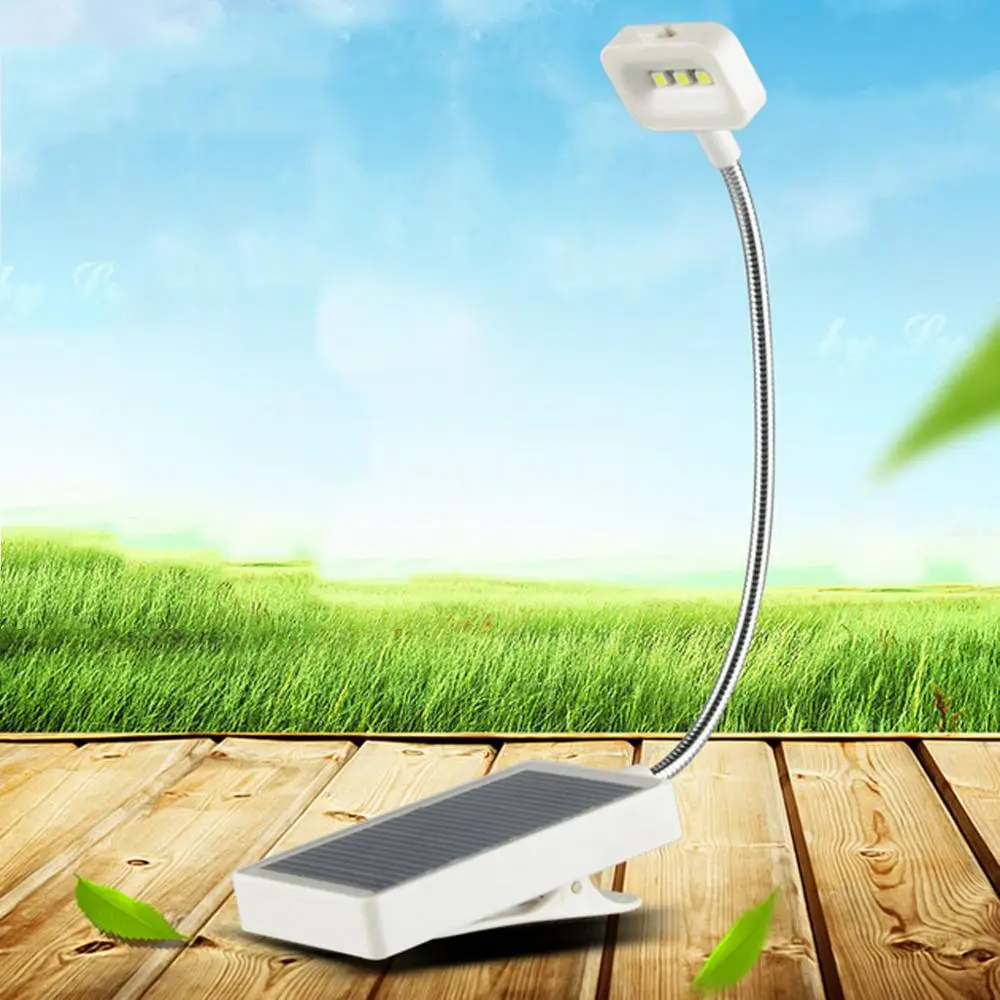 Nešiojamas Saulės energijos LED Stalo Lempa Reguliuojamas Stalo Studijų Lempos Lemputė USB Įkroviklis Nuotrauka 2