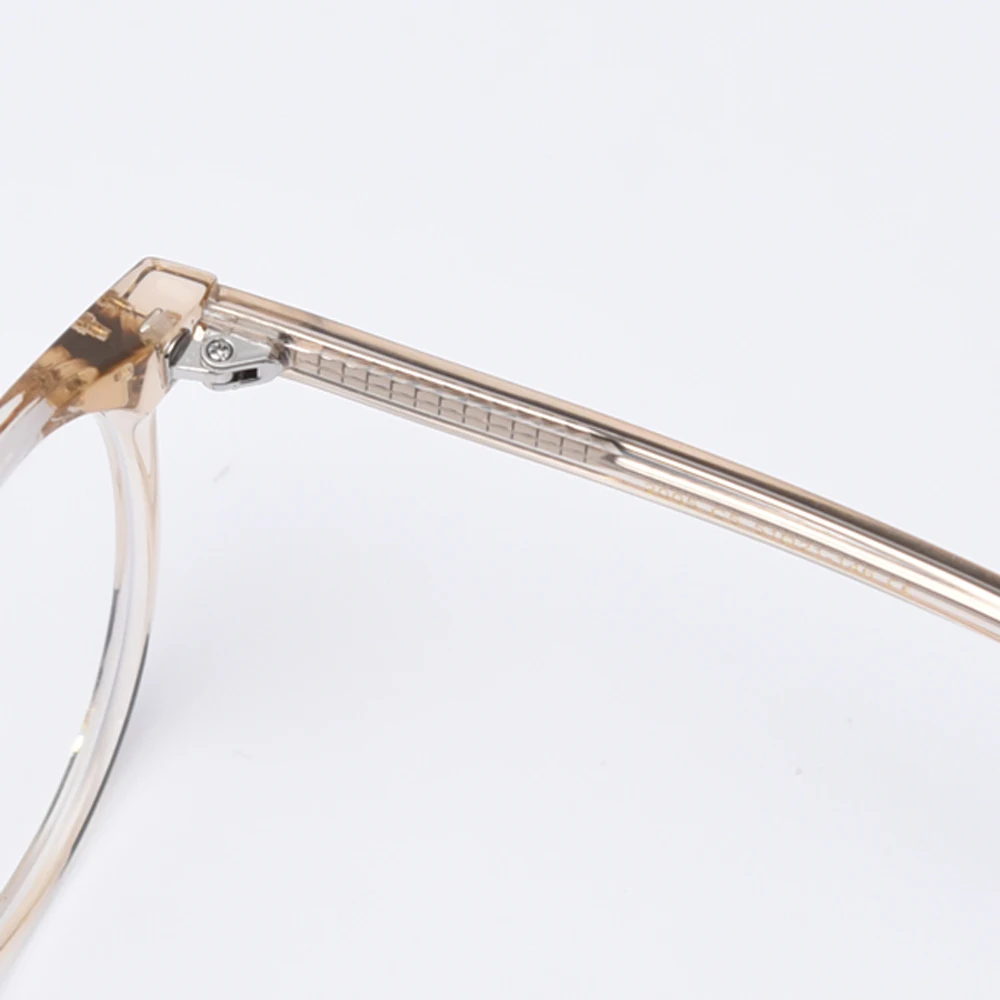 Peekaboo korėjos stiliaus apvalių akinių rėmeliai vyrų mėlynos šviesos blokavimas TR90 optinis mados akinių rėmeliai moterų aišku objektyvas Nuotrauka 2