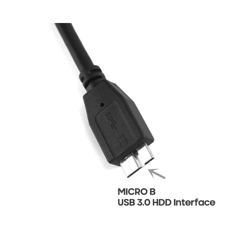 1Pc Dviguba A-Micro B USB 3.0 Y Kabelis Perkelti Standžiojo Disko Duomenų Kabelis Laido Mobile Kietasis Diskas Nešiojamų Data Kabelis Dropshipping Nuotrauka 2