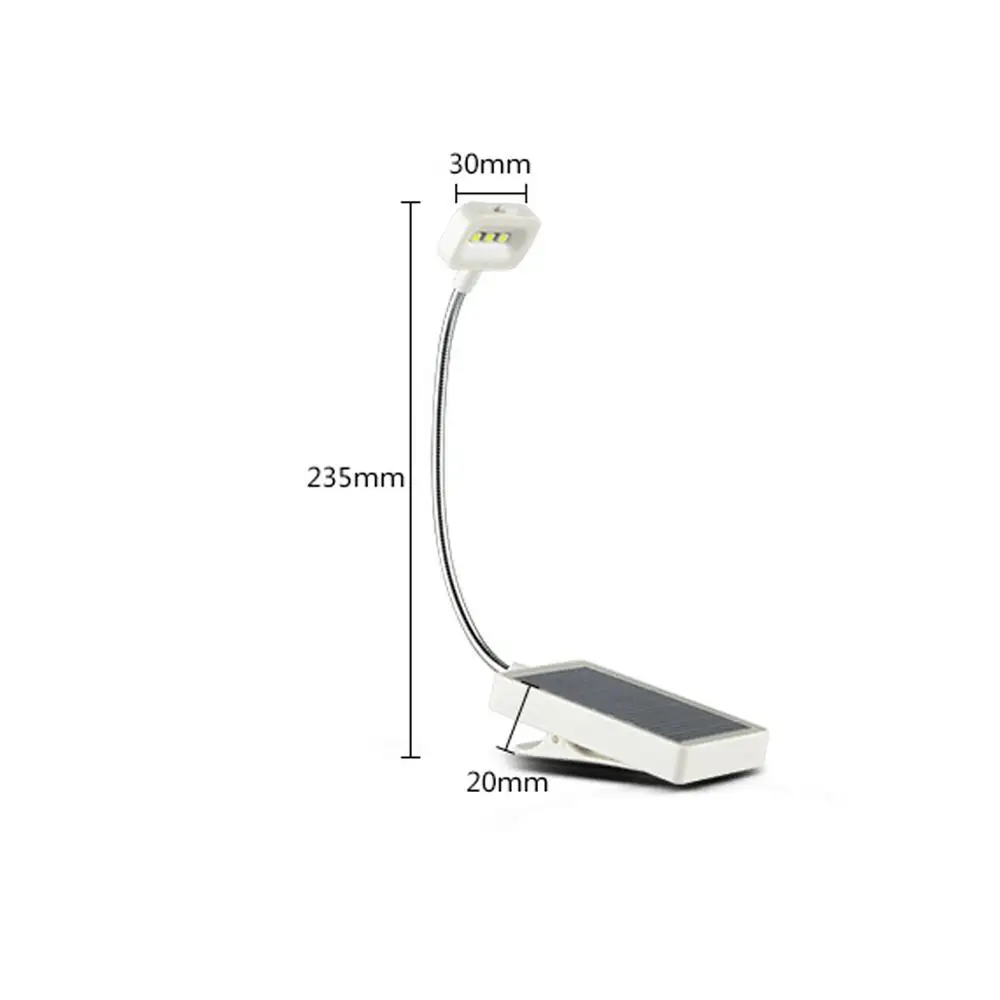 Nešiojamas Saulės energijos LED Stalo Lempa Reguliuojamas Stalo Studijų Lempos Lemputė USB Įkroviklis Nuotrauka 4