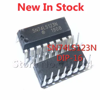 5VNT/DAUG SN74LS123N HD74LS123P 74LS123 CINKAVIMAS-16 Resettable Flip Flop Sandėlyje NAUJAS Originalus IC