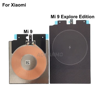 Aocarmo Belaidžio Kroviklio Įkrovimo šviesolaidiniai NFC Modulio Flex Kabelis Xiaomi 9 Mi 9 Tyrinėti Skaidrų Edition Remontas