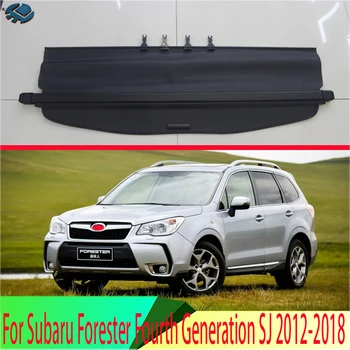 Dėl Subaru Forester Ketvirtos Kartos SJ 2012-2018 Aliuminio+Drobė Galinis Dangtis privatumo Kamieno Ekrano Apsaugos Skydas