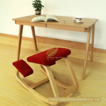 Ergonomiškas Nuleidimo Kėdės, Taburetės Baldai Arkliukas Medinis Nuleidimo Kompiuterio Laikysena Kėdė, Dizaino Teisinga Laikysena anti-trumparegystė Kėdė