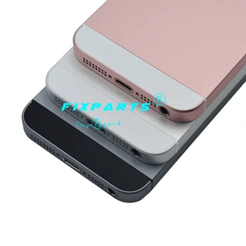 Galinis Dangtelis Skirtas iPhone 5 SE Baterija, galinis Dangtelis Galinių Durų Stiklas Būsto atsarginių Dalių, Skirtų 
