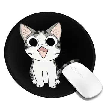Japonijos Katė Pelės Mygtukai Chi Katė Anti-Slip Aukštos Kokybės Kilimėlis Nuotrauką Stalas Gumos Mielas Pelės Kilimėlis