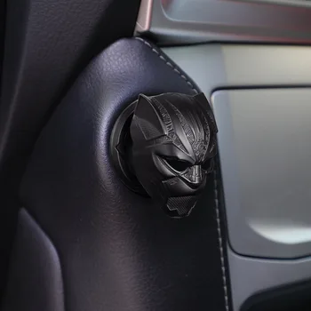 Marvel Superhero Pantera Automobilio Vienas Raktas Pradėti Mygtuką, Apsauginis Dangtelis Variklio Uždegimo Dekoro Lipduko Automobilio Interjero Priedai