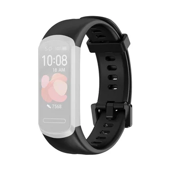 Minkšto Silikono Dirželis HUAWEI Juosta 4 / Garbės Juosta 5i Pakeitimo Sporto Smart Watch Band Apyrankę ant Riešo Dirželis, Reikmenys