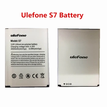 Mobiliojo Telefono Ulefone S7 Baterijos 2500mAh 5.0 colių MTK6580 Originalus Mobilių Priedų