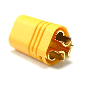 MT60 Geltonos spalvos Kištukas Trijų fazių trys poliniai jungtis 3,5 mm Vyrų ir Moterų RC ESC su Varikliu