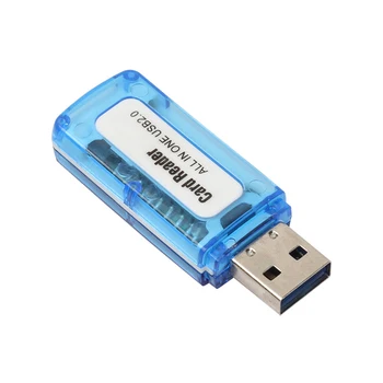 Multislot Kortelių Skaitytuvas USB 2.0 Atminties Kortelių Skaitytuvas Adapteris M2 SD SDHC DV Mini SD TF Card Reader Kompiuterių Priedai