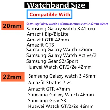 Nato dirželis Samsung Galaxy žiūrėti 4 44mm40mm/classic/3 46mm/42mm/Active 2 juostos Siena/Huawei žiūrėti GT 2 apyrankę 18/20/22mm