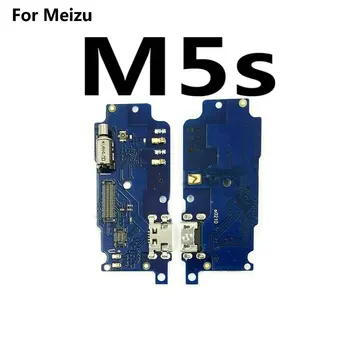 Naujas Mikrofonas Modulis+USB Įkrovimo lizdas Valdybos Flex Kabelio Jungtis Dalys Meizu M5 M5s Pakeitimo