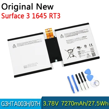 Naujas Originalus G3HTA003H Baterija Microsoft Surface 3 1645 1657 Tablet PC G3HTA004H G3HTA007H 1ICP3/96/91-2 baterijos
