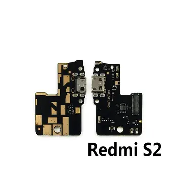 Naujas USB Mokestis Valdyba & Mikrofono Modulio Xiaomi Redmi S2 Eiti Įkrovimo lizdas Doko Remontas, Dalys