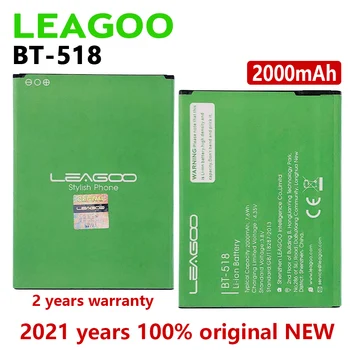 Nauji Originalus 2000mAh baterija BL-518 Telefonas, baterija Leagoo M5 Krašto M5Edge BL518 Mobiliųjų Telefonų Sandėlyje Baterijų Bateria