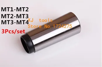 Nemokamas pristatymas 3pcs/set MT1-MT2+MT2-MT3+MT3-MT4 Morzės siaurėjantys rankovės vidurį rankovės tekinimo įrankis,Mašinos, priedai