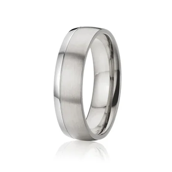 Niekada Išnyks vyriški titano piršto žiedą dvi tonas MEILĖS marraige Aljansų vestuvių pora žiedai vyrams ir moterims