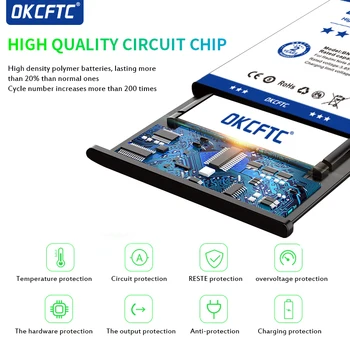 OKCFTC Naujas 4900mAh B0PJX100 BOPJX100 Baterija HTC DESIRE 830 D830U D830X D828W E9 E9+ Plius Baterijas