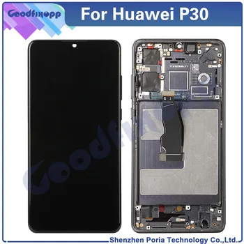 OLED Ekrano ir Huawei 30 ELE-29 LCD Ekranas Jutiklinis Ekranas skaitmeninis keitiklis Asamblėjos Pakeitimas LCD Huawei 30 Ekraną 6.1 colių