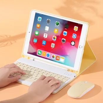 Pelė, klaviatūra iPad 9.7 2017 2018 2019 10.2 5-oji 6-oji 7-oji 10.2 Atveju arabų klaviatūra iPad 3 Oro Pro 9.7 10.5 11 Dangtis