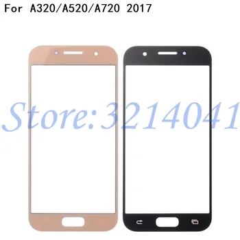 Priekinis Skydelis Samsung Galaxy A3 A5 A7 2017 A320 A520 A720 Jutiklinio Ekrano Jutiklis LCD Ekranas skaitmeninis keitiklis Stiklo TP Dangtelio Pakeitimo