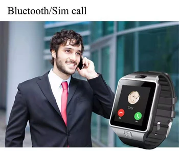 Q18 Bluetooth Prijungti Smartwatch Vyrai Moterys Tinka Žiūrėti Sporto Vandeniui Smart Laikrodis Su Sim Kortele Telefonas Band 