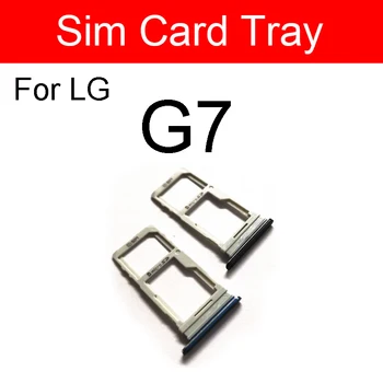 SD Atminties SIM Kortelės Dėklas Turėtojas LG G2 G5 G6 G7 G8 G8X Sim Kortelių Skaitytuvo Lizdas Kištukinis Adapteris, atsarginės Dalys, Priedai