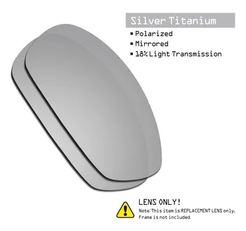 SmartVLT 3 Poros Poliarizuota Sunglass Pakeitimas Objektyvai už Oakley Tiesiai Striukė 2007 Black & Silver Titano & Plazmos Violetinė