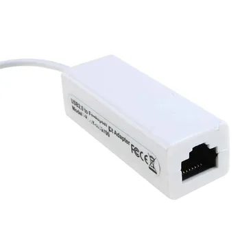 USB 2.0 į RJ45 Ethernet Lan Tinklo Adapteris 10/100Mbps Fast Tinklo Adapterius Laimėti 7/8/10 QJY99
