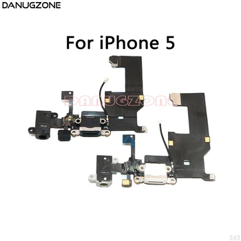 USB Įkrovimas, Doko Jungtis baterijos Uosto Lizdas Jack Plug Flex Cable For iPhone 5S 5 5SE 5C