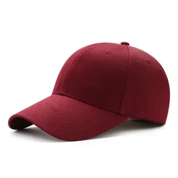 Vyrų, Moterų Skrybėlės Paprastas Lenktas Skydelis Nuo Saulės Ir Beisbolo Kepurė Hat Vientisos Spalvos Mados Reguliuojamas Kepurės