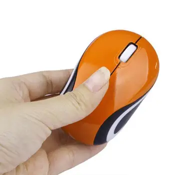 Wireless Mini Mouse Vaikai Kompiuterinių Žaidimų Maži Nešiojamieji Mause 1600DPI Optinė USB Ergonomiškas USB Peles PC Nešiojamas Dovana Karšto Pardavimo