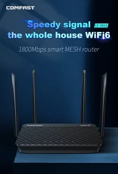 XR10 WiFi 6+ Wifi Router Gigabit 2.4 G 5.0 GHz, Dual-Band 1800Mbps Kartotuvas Stiprintuvo Akių WiFi 4 Didelis Pelnas Įvairiakryptė Anntenn