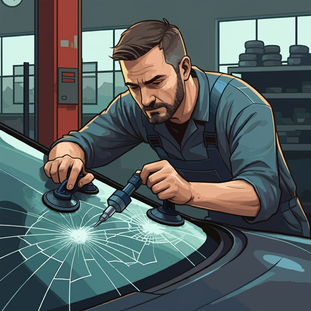 Kaip keičiami automobilių stiklai: nuo įskilimo iki naujo lango