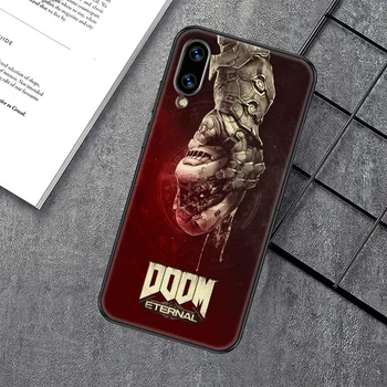 Žaidimas Doom Telefoną atveju Huawei Honor 6 7 8 9 10 10i 20 A C X Lite Pro Žaisti black soft premjero tapybos padengti tendencija gana atgal