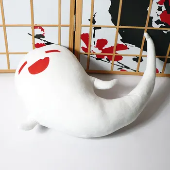 Žaidimas Genshin Poveikio Hu Tao Cosplay Rekvizitai Baltas Vaiduoklis Lėlės Projekto Pliušas Pagalvės Vaikams, Žaislas Helovinas Dovana Pagalvėlė
