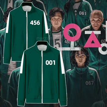 Žaidimas kalmarai striukė vyrų striukė Li Zhengjae pat sportinę aprangą plius dydis 456 001 nacionalinės banga rudenį Hoodie džemperis Ištisus Šešis